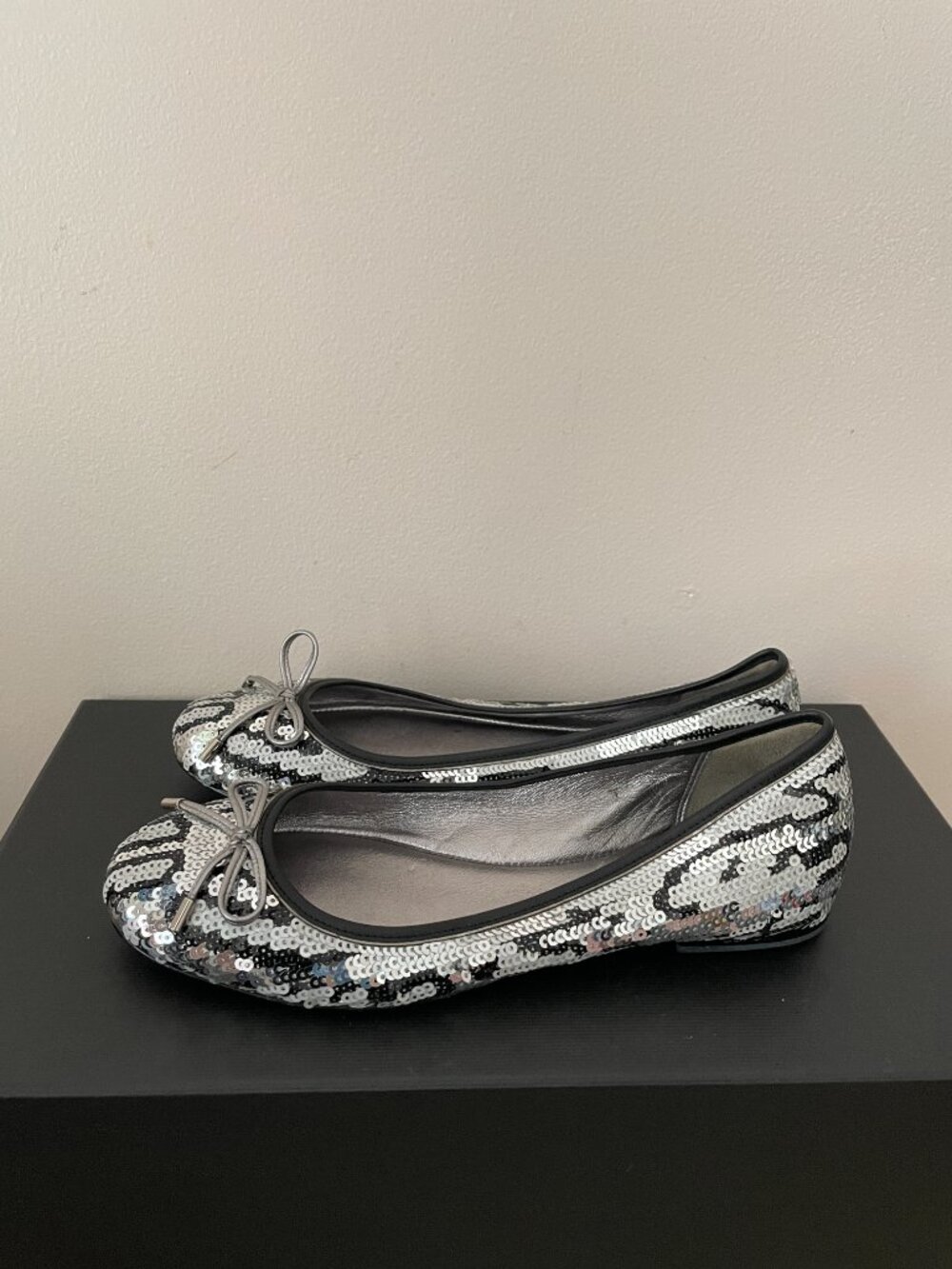 COACH Sequin Ballet Flats